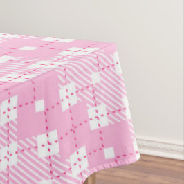 Toalha de mesa com padrão xadrez