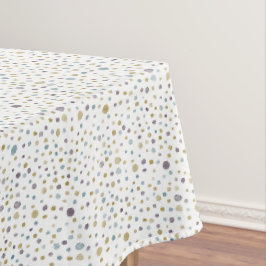 Toalha de Mesa com Pontos de Aquarela Confete Jane