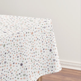 Toalha de Mesa com Pontos de Aquarela Confete Shea