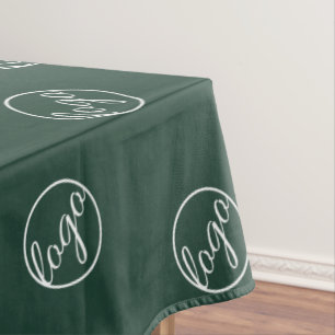 Toalha De Mesa Comércio Verde de Florestas Personalizadas Mostra 