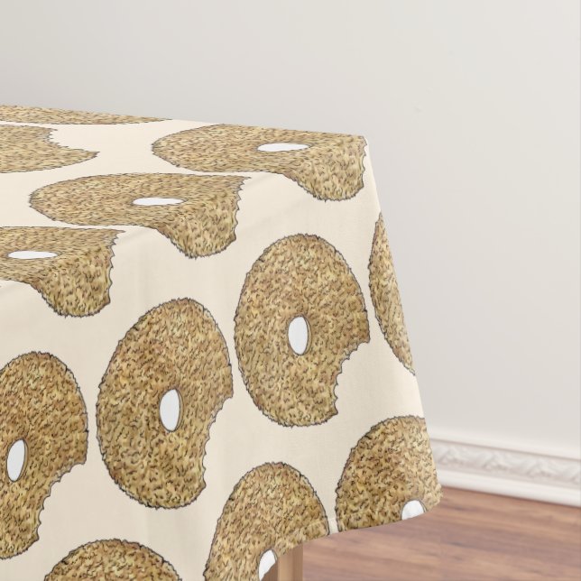 Toalha De Mesa Comida de café da manhã com Rosquinha de aperto de (Posição Original)