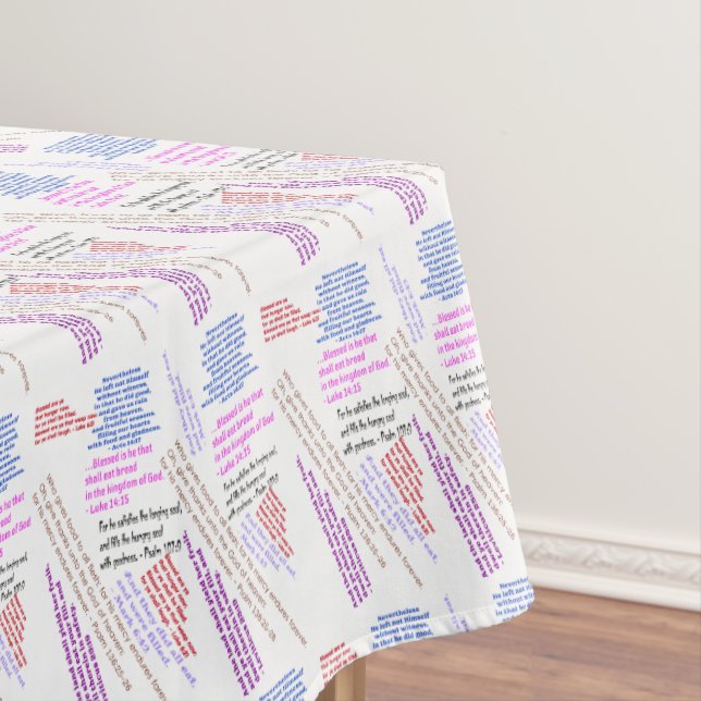 Toalha De Mesa Comida e fornecimento (Posição Original)