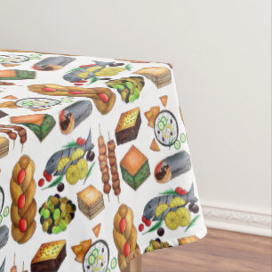 Toalha De Mesa Comidas mediterrânicas Impressão grécia da Grécia