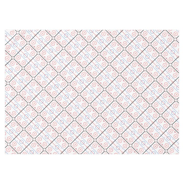Toalha De Mesa Complemento para Autografo de Rosa de Hockey (Frente (Horizontal))