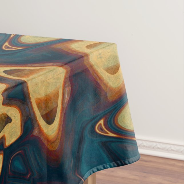 Toalha De Mesa composição do padrão geométrico fractal (Posição Original)