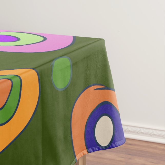 Toalha De Mesa composição do rabo dos círculos (Posição Original)