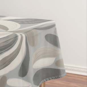 Toalha De Mesa Composição Floral em Gouache Abstrata