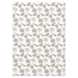 Toalha De Mesa Conchas do Mar Costeiro de Aquarelas