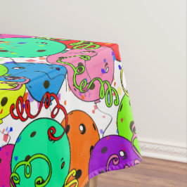 Toalha De Mesa Confetti e Balões-de-Pickleball