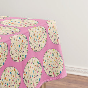 Toalha De Mesa Confetti Sugar Cookies Rainbow Sprinkles Assar Ven