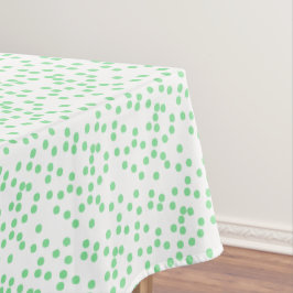 Toalha De Mesa Confetti Verde / Polkadots