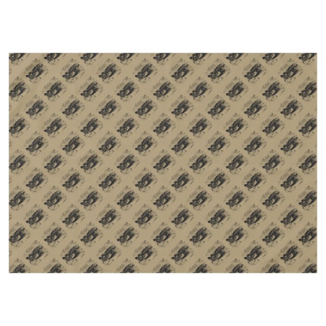 Toalha De Mesa Constelação de Virgem Hevelius 1690 Ago23 - Setemb (Frente (Horizontal))