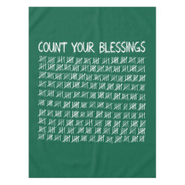 Toalha De Mesa Conte suas bençãos