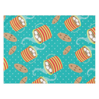 Toalha De Mesa Cookies e Tablecloth de Férias de Cacau Quente