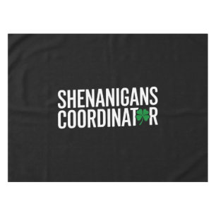 Toalha De Mesa Coordenador de Shenanigan do Dia de Patrick