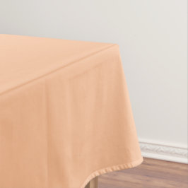 Toalha De Mesa Cor da Tendência Peach Cor Sólida Fuzz | Elegante
