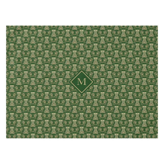 Toalha De Mesa Cor damasco do Corset Floral (Frente (Horizontal))