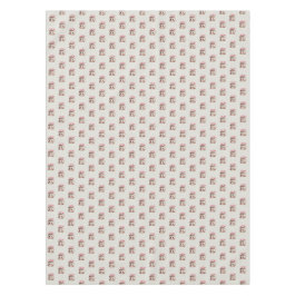 Toalha De Mesa Cor de água rosa e creme, cor de água, padrão quen