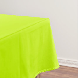 Toalha De Mesa Cor Sólida Amarela Limão Neon | Clássico | Elegant