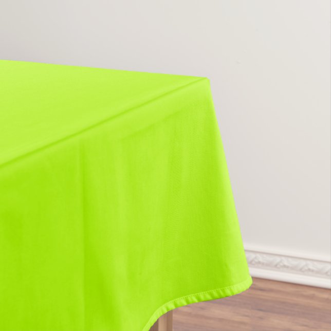 Toalha De Mesa Cor sólida do Limão Neon | Clássico | Elegante (Posição Original)