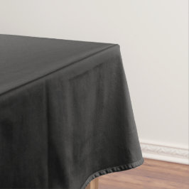 Toalha De Mesa Cor Sólida Preta Obsidiana | Clássico | Elegante