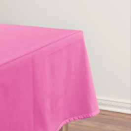 Toalha De Mesa Cor Sólida Rosa Quente