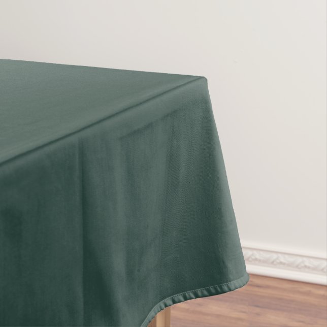 Toalha De Mesa Cor Sólida Verde Caçadora (Posição Original)