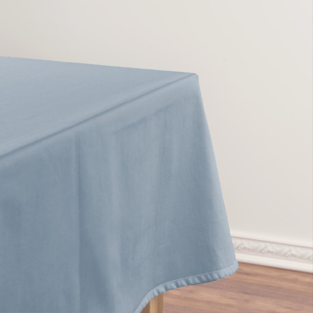 Toalha De Mesa Cor Sólido Azul Dusty (Posição Original)