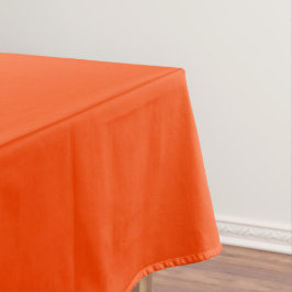 Toalha De Mesa Cor Sólido Laranja Flame | Clássico | Elegante