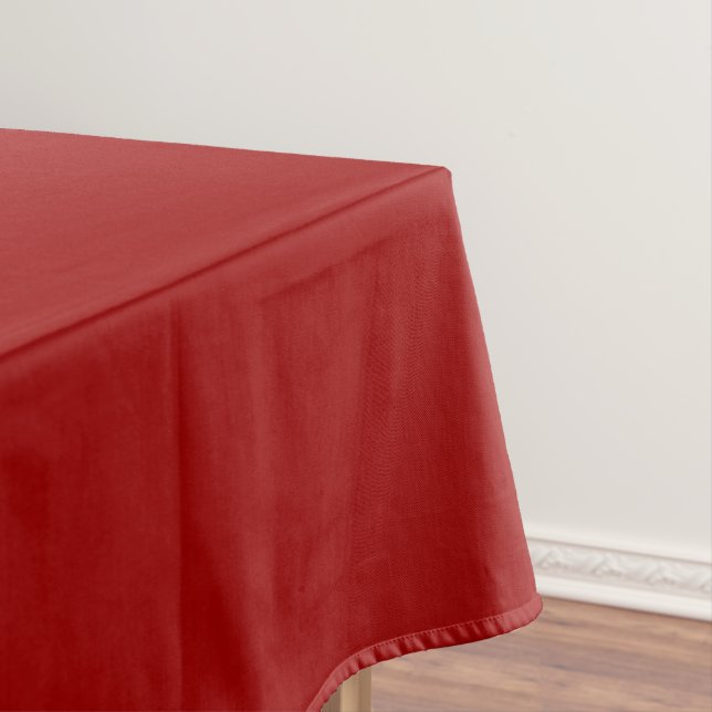 Toalha De Mesa Cor Sólido Vermelho Crimson | Clássico | Elegante (Posição Original)