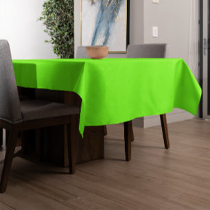 Toalha De Mesa cor verde fluorescente sólida