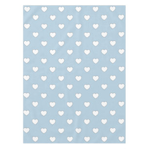 Toalha De Mesa Corações de Amor Azul