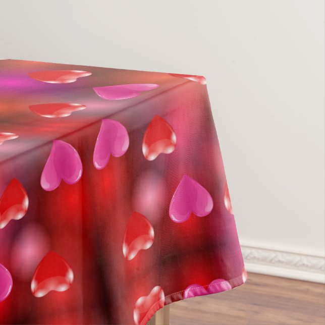 Toalha De Mesa Corações do namorados (Posição Original)