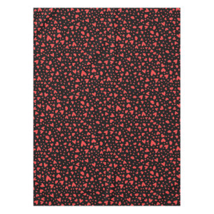 Toalha De Mesa Corações e beijos vermelhos