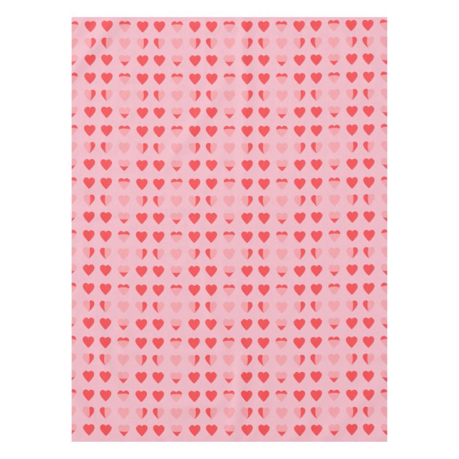 Toalha De Mesa corações modernos (Frente)