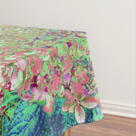 Toalha De Mesa Coral Elegante e Chartreuse Limelight Hydrangea