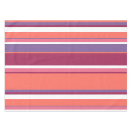Toalha De Mesa Coral vivo, vermelho e violeta