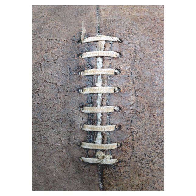 Toalha De Mesa Cordas de futebol verticais (Frente)