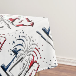 Toalha De Mesa Cores de Bandeira Francesas Número 14, Dia da Bast