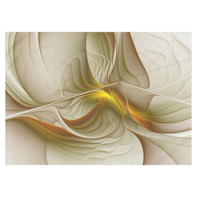 Toalha De Mesa Cores de metais de Precioso, arte fractal Abstrato (Frente (Horizontal))