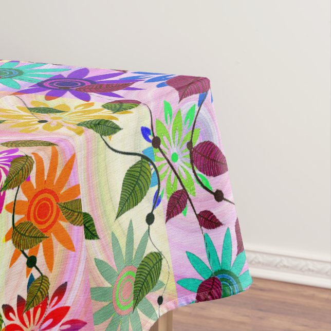 Toalha De Mesa Cores de Pastel de Verão (Posição Original)
