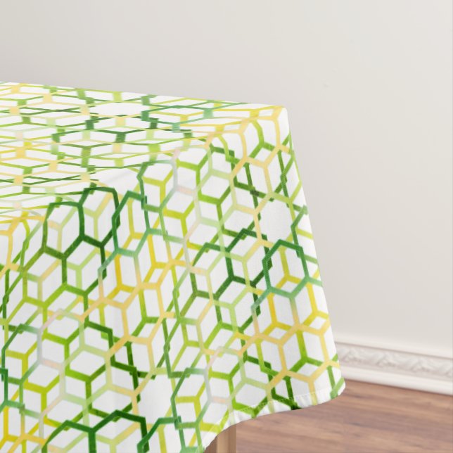 Toalha De Mesa Cores Geométricas Tablecloth Grande (Posição Original)