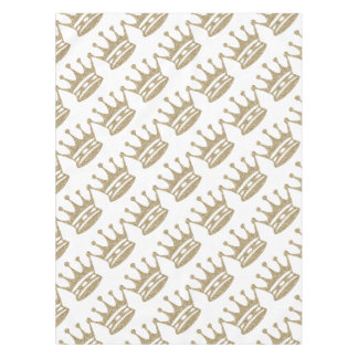 Toalha De Mesa Coroa Dourado do brilho