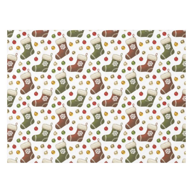 Toalha De Mesa Coroas de Natal (Frente (Horizontal))