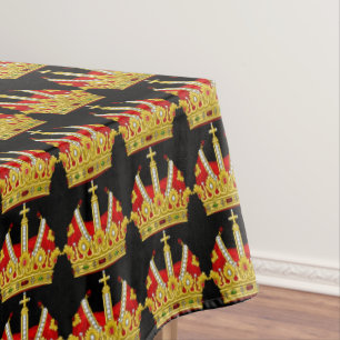 Toalha De Mesa Coroas vermelhas