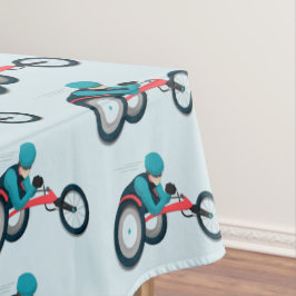 Toalha De Mesa Corrida em cadeira de rodas