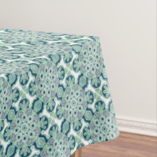 Toalha De Mesa Coth impressão de Medalhão Verde