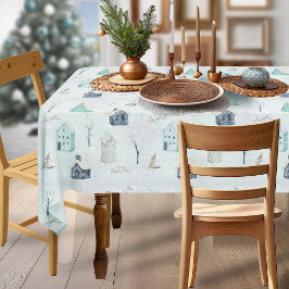 Toalha De Mesa Cozy Home Teal ID985