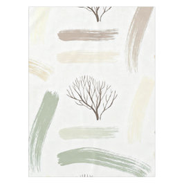 Toalha De Mesa Cozy  Minimal Winter Aesthetic Pattern  