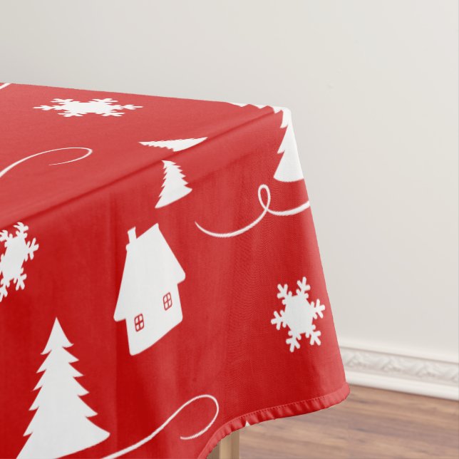 Toalha De Mesa Cozy Winter Wonderland Patteray Tablecloth (Posição Original)